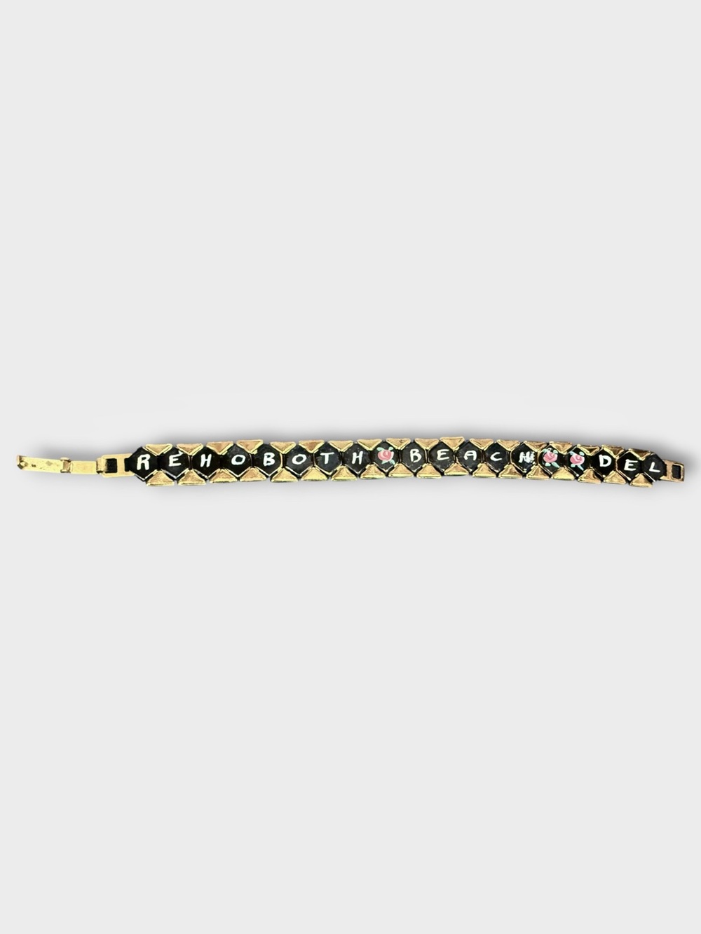 Vintage Rehoboth Tourist Souvenir Bracelet Costume Jewelry